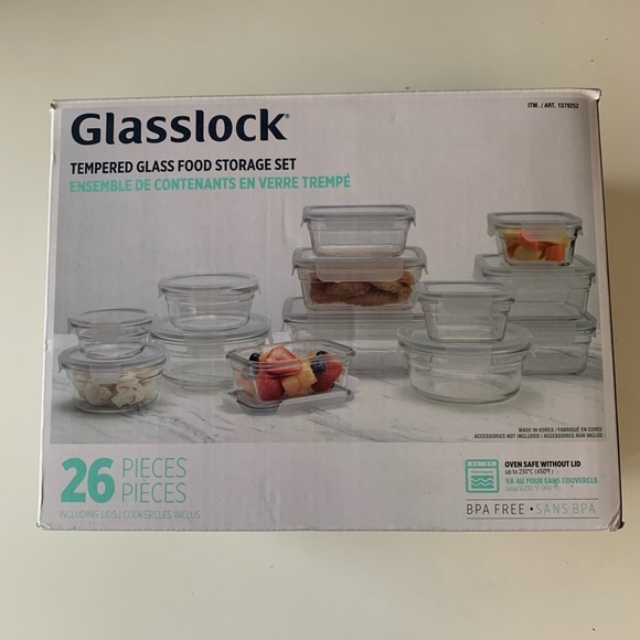 Glasslock Food Storage Set, 26-piece - Picture 4 of 8